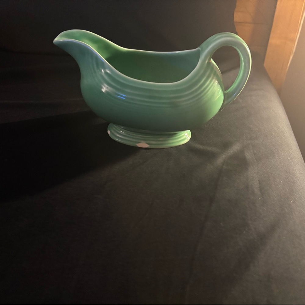 Fiestaware Green Gravy Boat